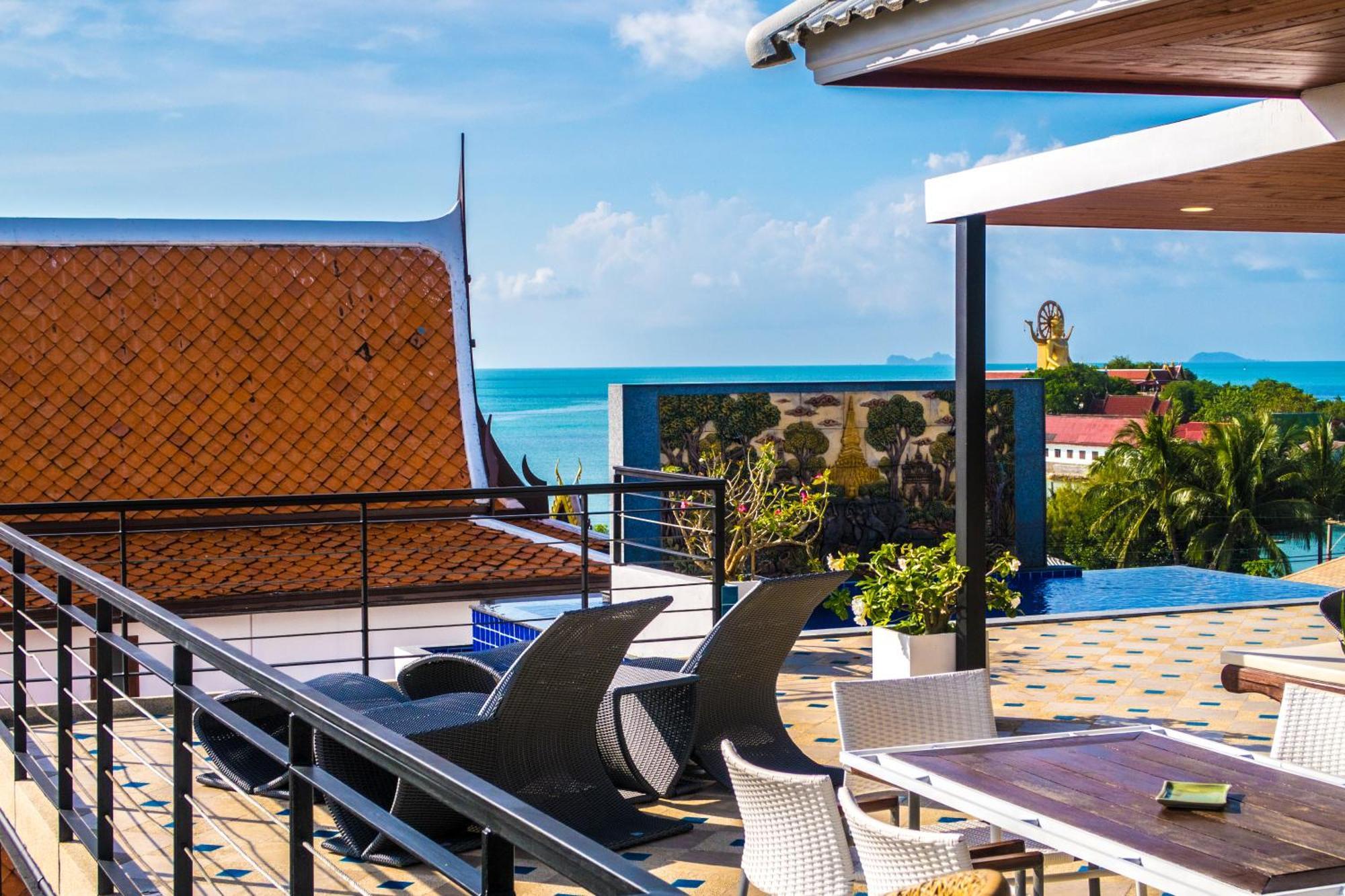 Celebrity Ocean View Villa Samui Bang Rak Beach  Exterior foto