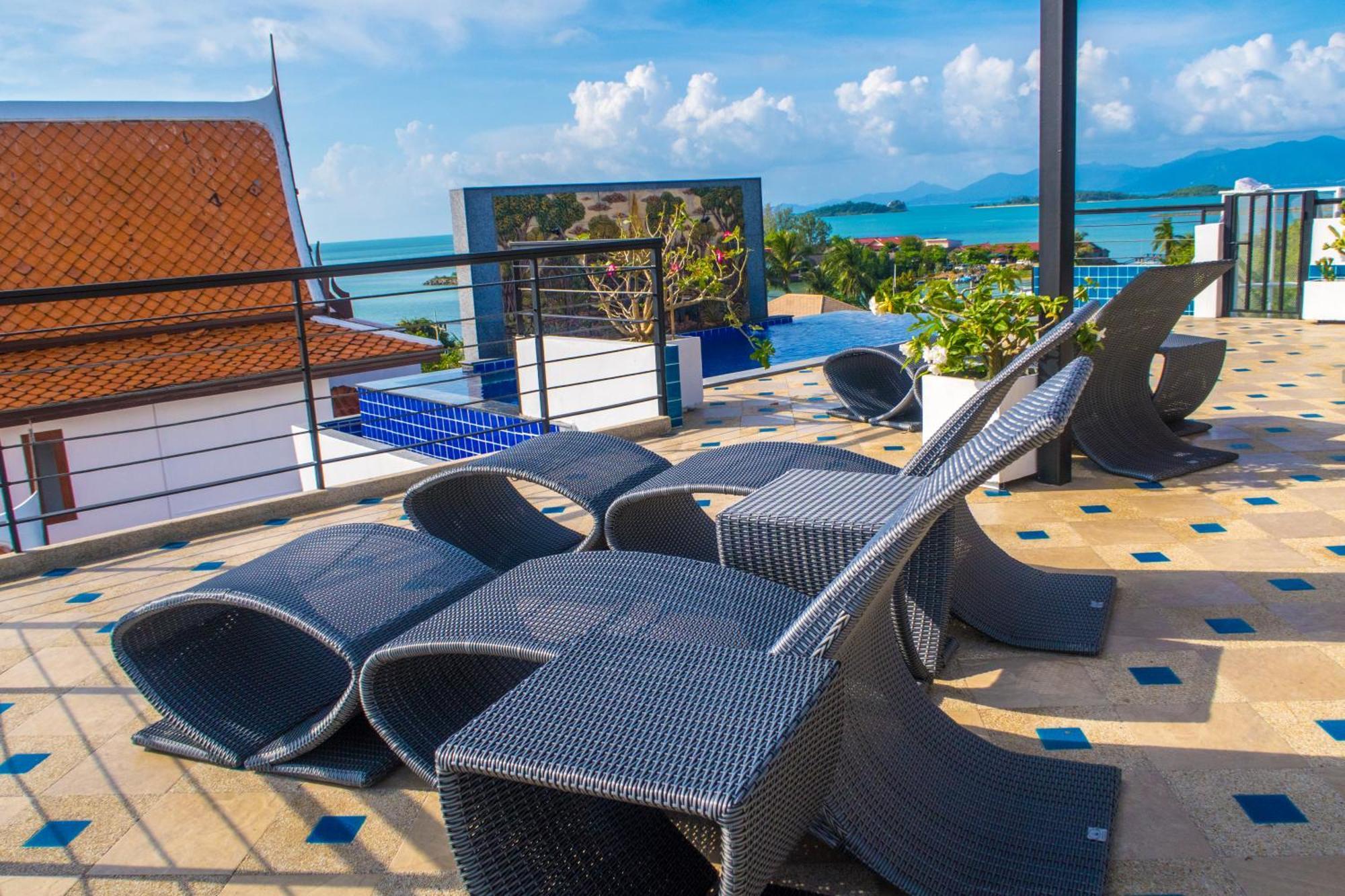 Celebrity Ocean View Villa Samui Bang Rak Beach  Exterior foto