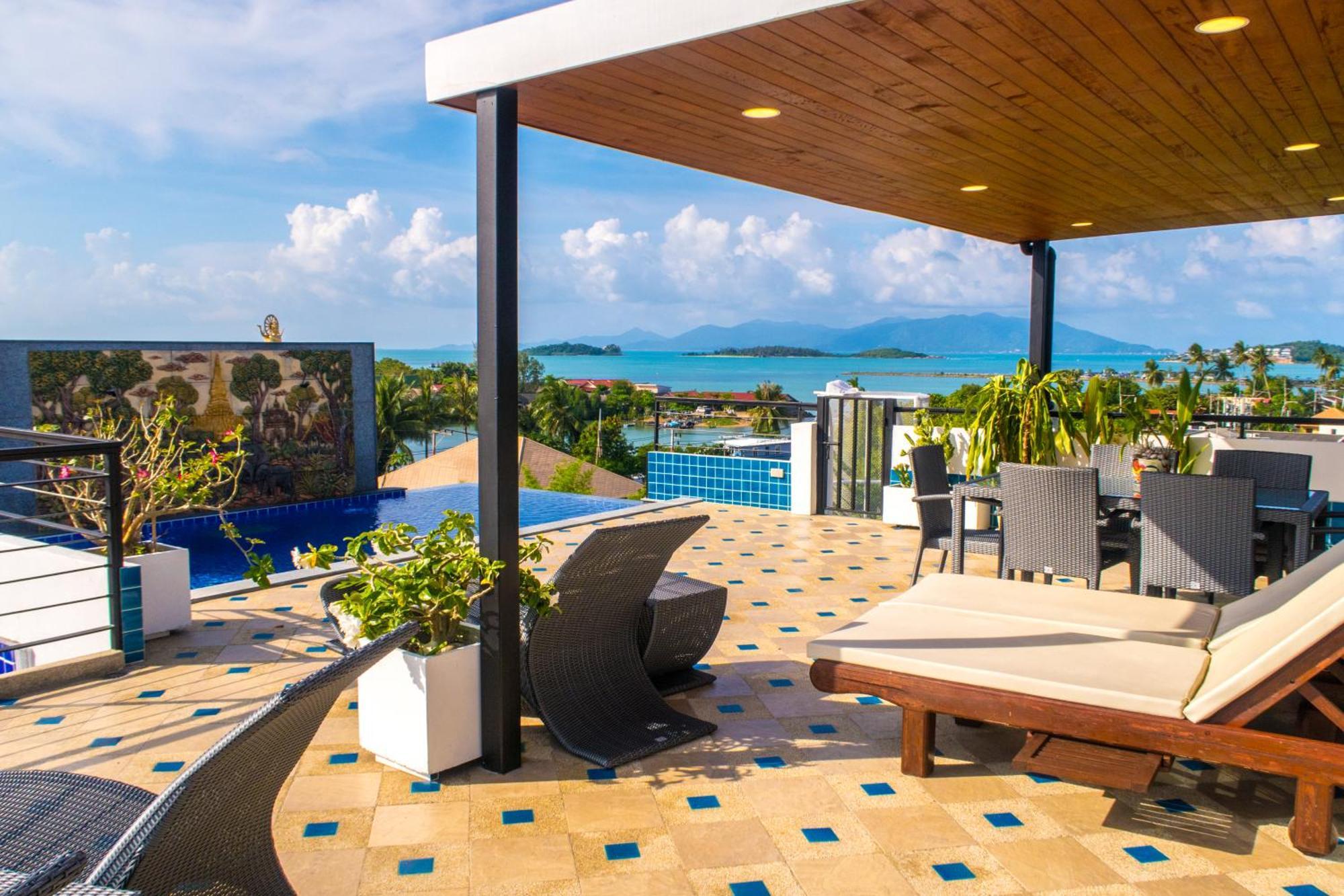 Celebrity Ocean View Villa Samui Bang Rak Beach  Exterior foto