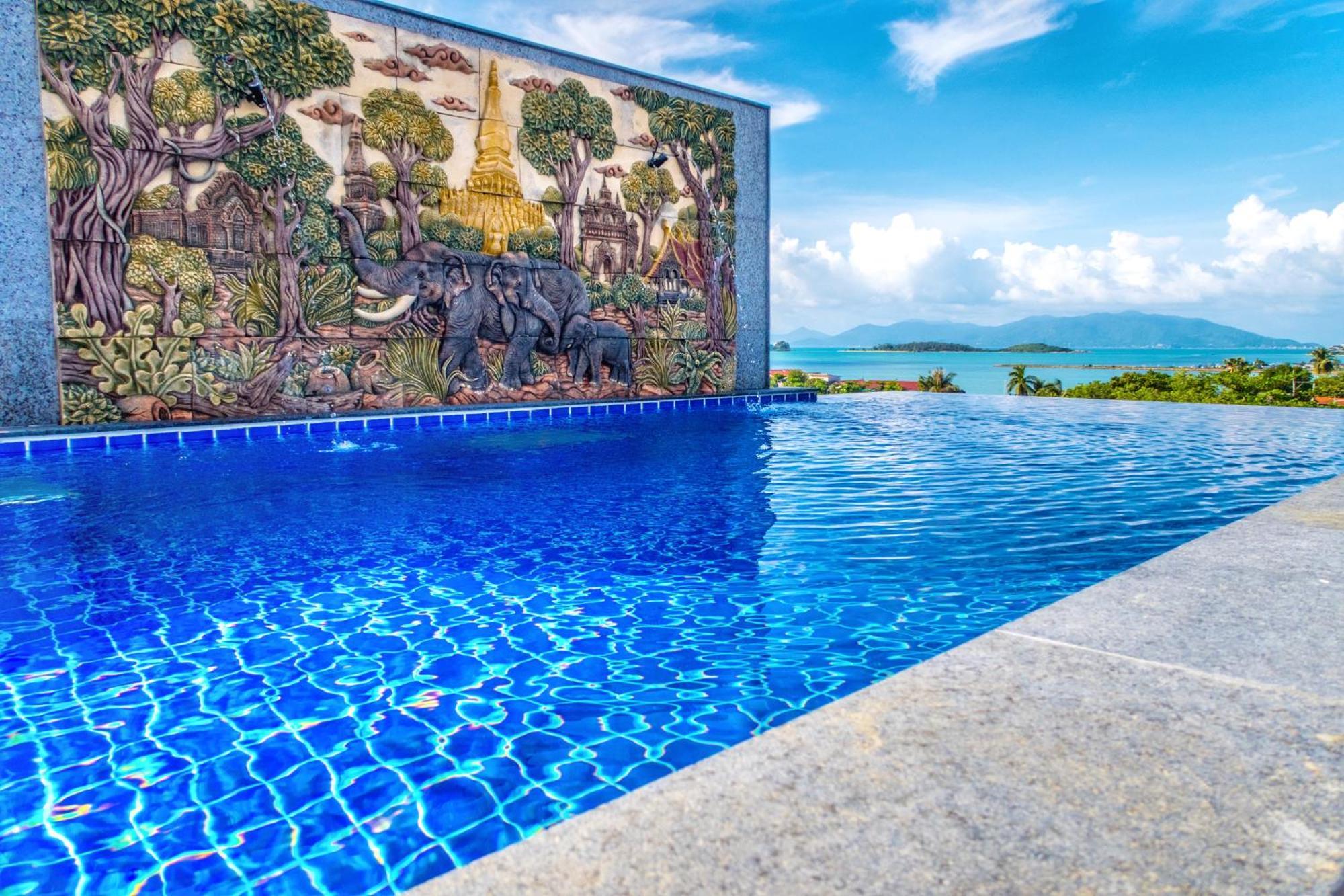 Celebrity Ocean View Villa Samui Bang Rak Beach  Exterior foto