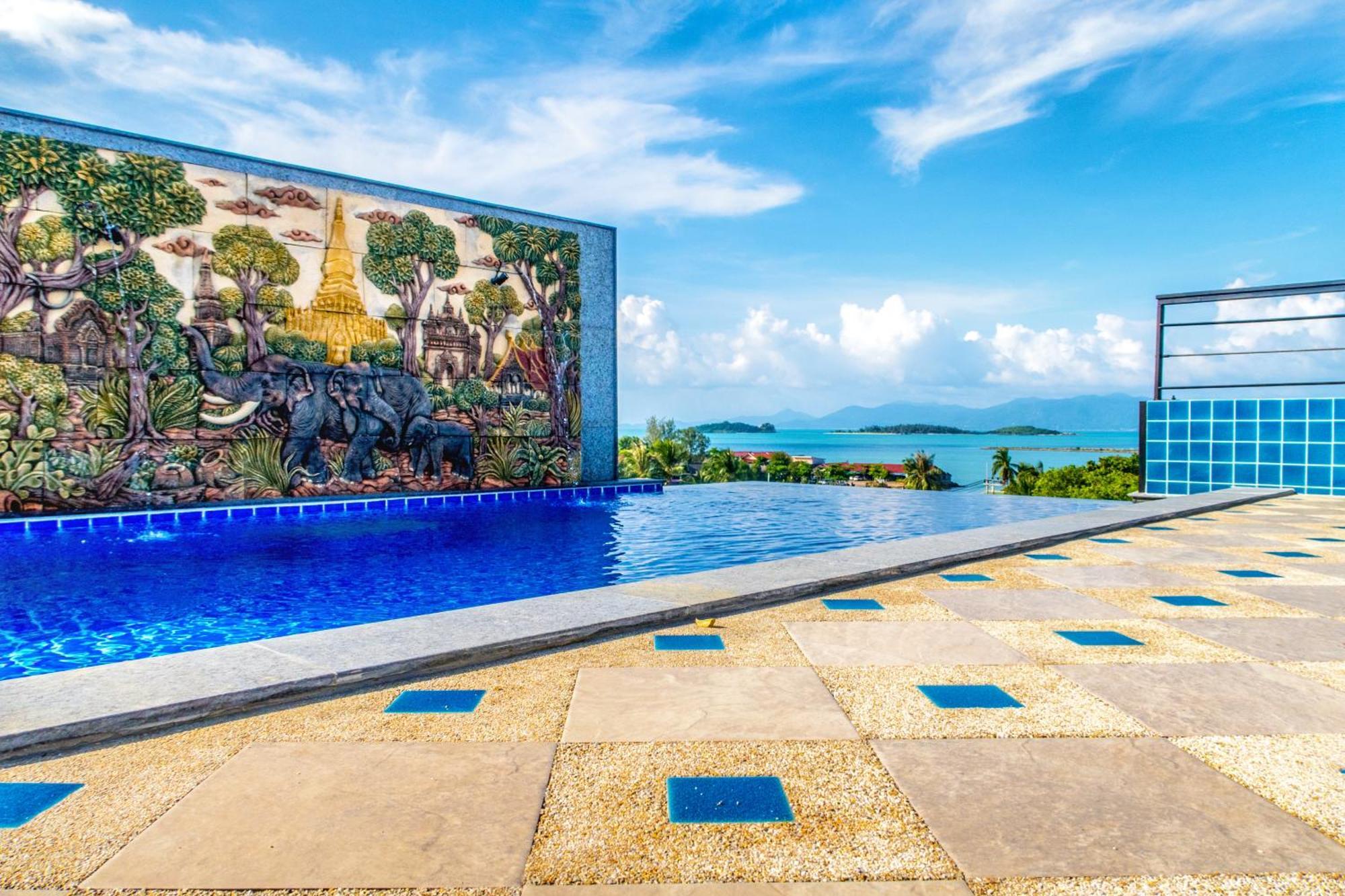 Celebrity Ocean View Villa Samui Bang Rak Beach  Exterior foto