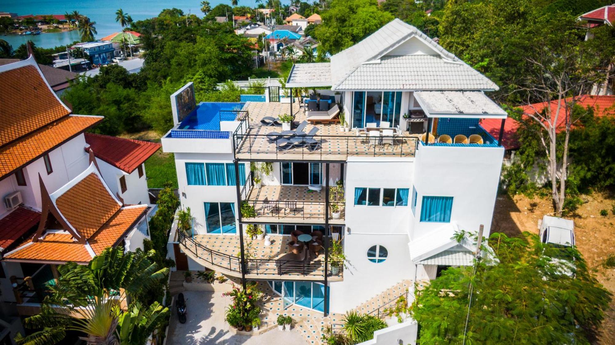 Celebrity Ocean View Villa Samui Bang Rak Beach  Exterior foto