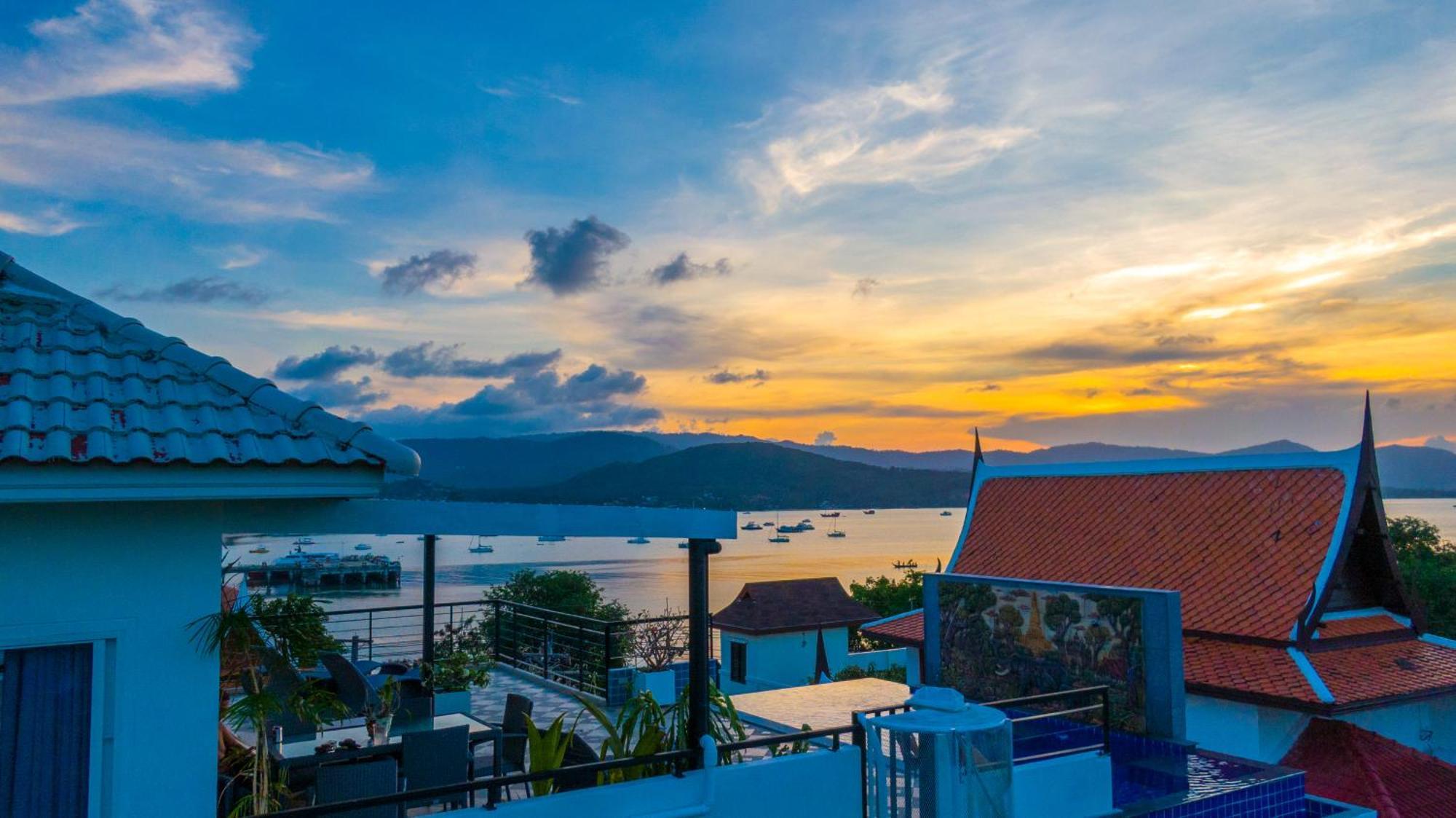 Celebrity Ocean View Villa Samui Bang Rak Beach  Exterior foto
