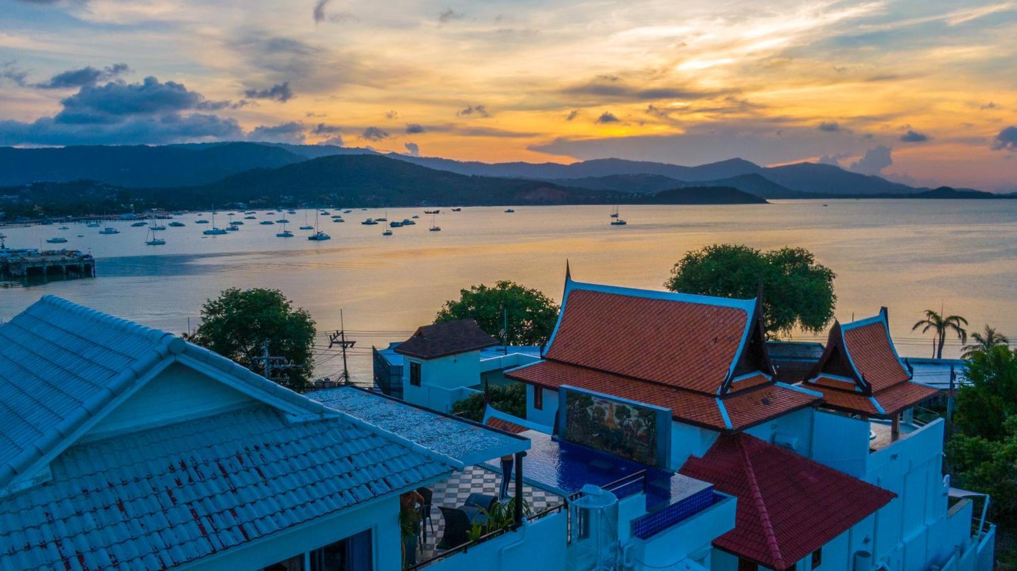 Celebrity Ocean View Villa Samui Bang Rak Beach  Exterior foto