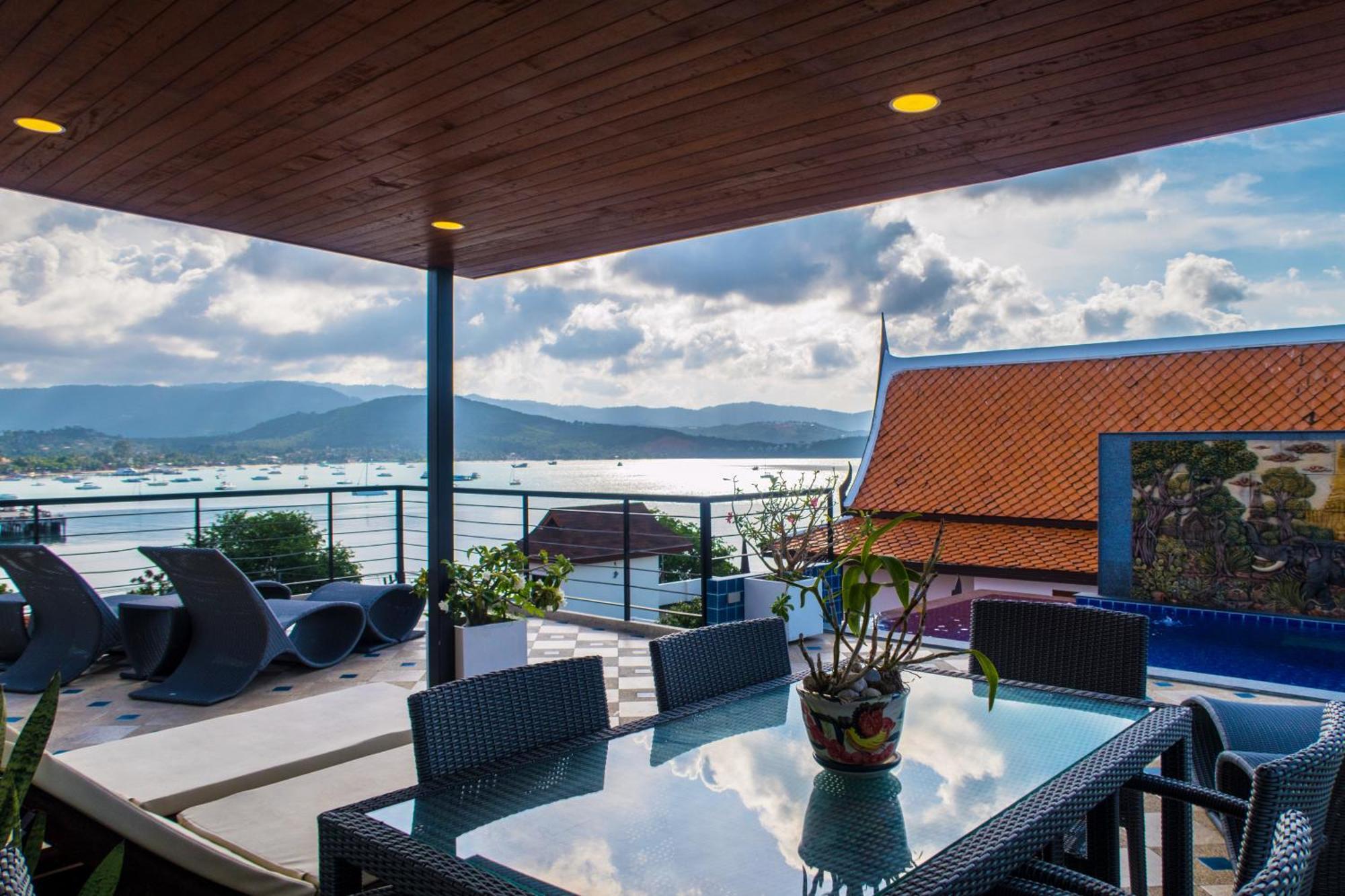 Celebrity Ocean View Villa Samui Bang Rak Beach  Exterior foto